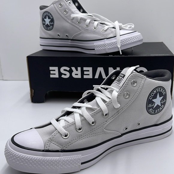 Converse Men’s CTAS MALDEN STREET MID
BARELY GREY/DARK MATTERWHITE A08612F Snkrs - Picture 15 of 16